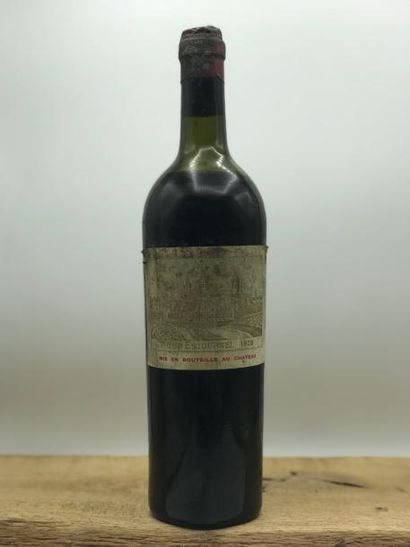 null 1 bouteille Château Cos d'Estournel 2e Cru Classé Saint-estèphe 1928 (niveau:...