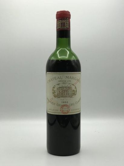 null 1 Bouteille Château Margaux 1er Cru Classé Margaux 1962 (niveau : basse ép.,...