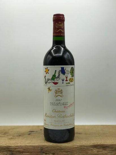 null 1 bouteille Château Mouton Rothschild 1er Cru Classé Pauillac 1997 
