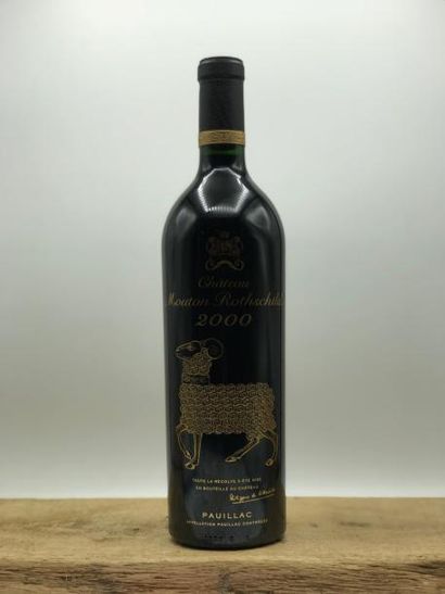 null 1 bouteille Château Mouton Rothschild 1er Cru Classé Pauillac 2000 