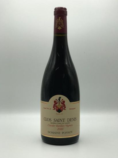 null 1 bouteille Clos Saint Denis GC vv Domaine Ponsot 2000 