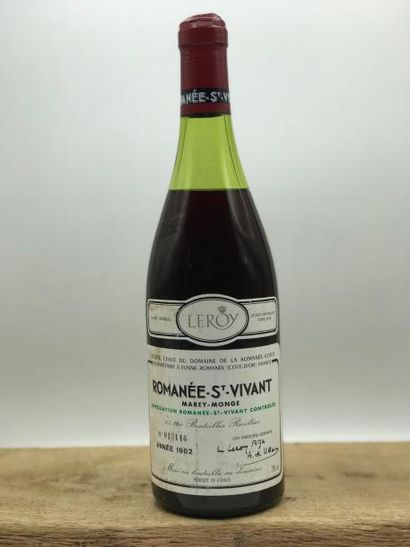 null 1 bouteilles Romanée-Saint-Vivant GC Marey Monge Domaine de la Romanée Conti...