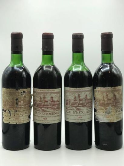 null 4 Bouteilles Château Cos d'Estournel 2e Cru Classé Saint-estèphe 1973 (niveau:...