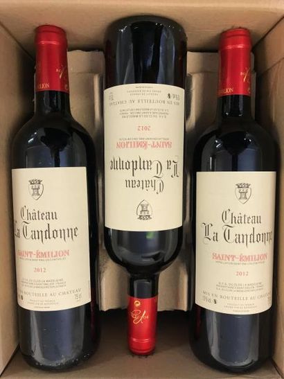 null 6 Bouteilles Chateau La Tandonne Saint Emilion 2012 