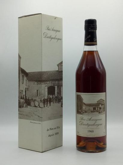 null 1 bouteille Armagnac Dartidalongue 1960 
