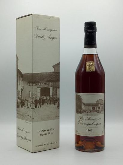null 1 bouteille Armagnac Dartidalongue 1964 