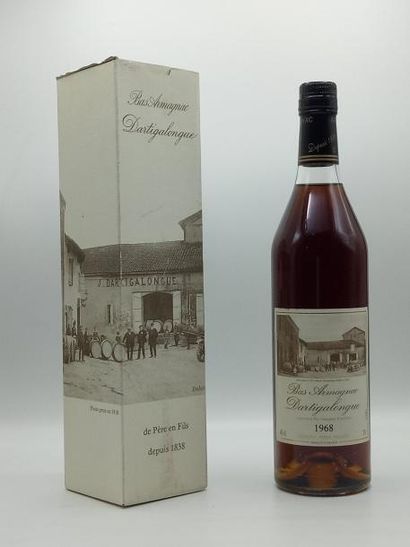 null 1 bouteille Armagnac Dartidalongue 1968 