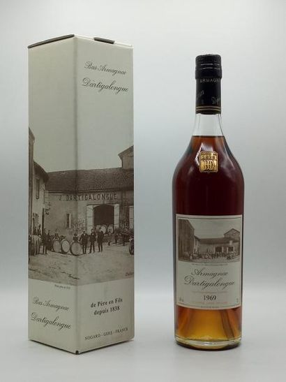 null 1 bouteille Armagnac Dartidalongue 1969 