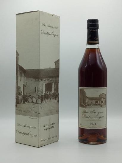 null 1 bouteille Armagnac Dartidalongue 1970 