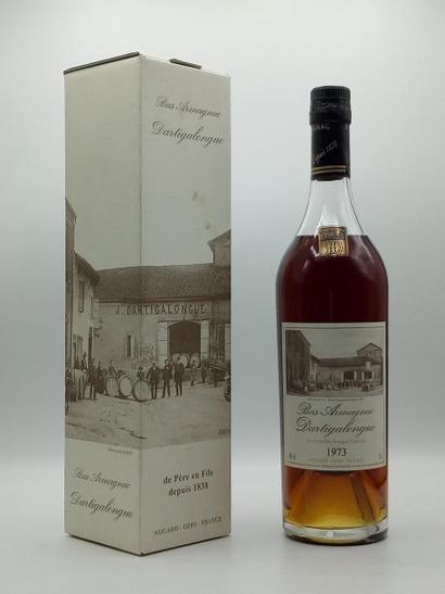 null 1 bouteille Armagnac Dartidalongue 1973 