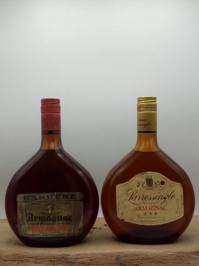 null 1 bouteille Armagnac Parrère Panache d'Or (étiq. lég. griffée) 

1 bouteille...
