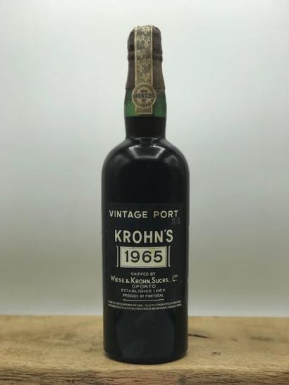 null 1 bouteille Porto Krohn Vintage 1965 