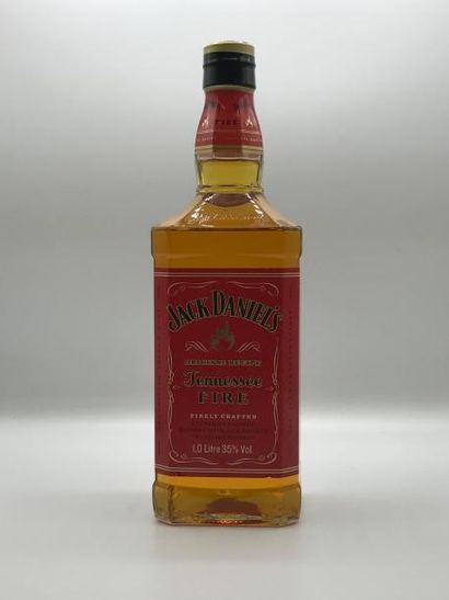null 1 bouteille Whisky Jack Daniel Tennesse Fire Blended. 
