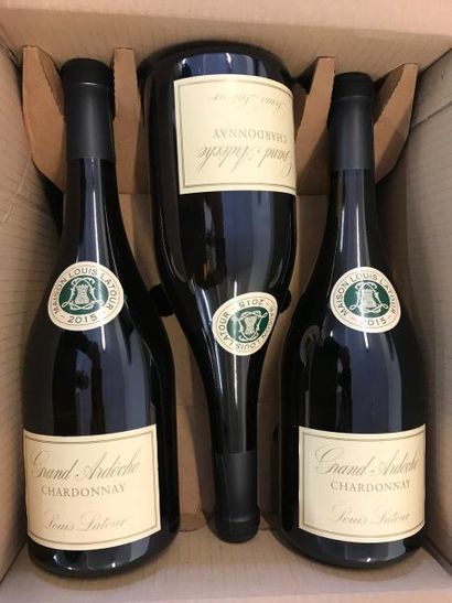 null 6 Bouteilles IGP Côteau de l'Ardèche Louis Latour 'Grand Ardeche' Chardonnay...