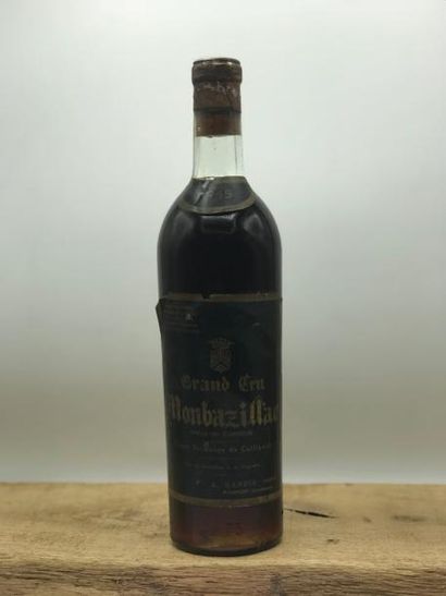 null 1 bouteille Monbazillac Grand Cru Domaine de Caillevel 1945 (niveau : bas goulot,...