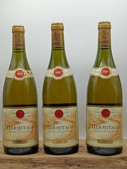 null 3 bouteilles Hermitage E.Guigal 2007 