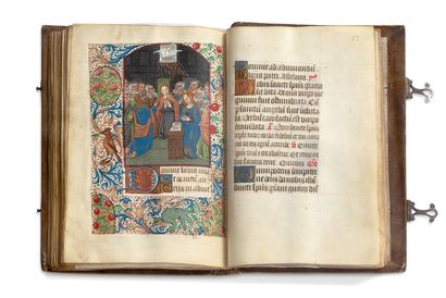 null 
BOOK OF HOURS FOR THE USE OF EVREUX

France (Paris/Rouen?), 1460-1470 

in...