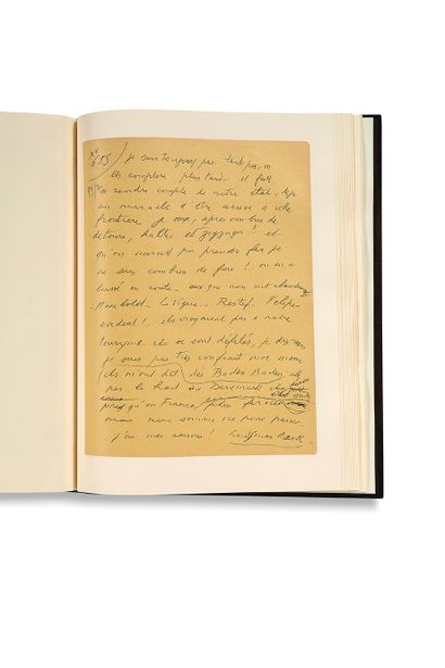 CELINE LOUIS-FERDINAND (1894-1961) 
MANUSCRIT autographe Rigodon, [1960-1961] ; 806...