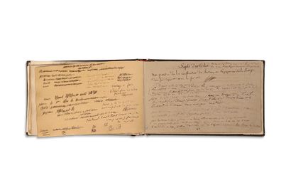BALZAC Honoré de (1799-1850) 
MANUSCRIT autographe, Pensées, sujets, fragmens ; album...