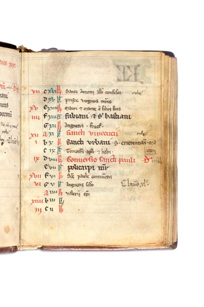 null 
LIVRE D’HEURES À L’USAGE DE TROYES(?)

Manuscrit en latin, avec des ajouts...
