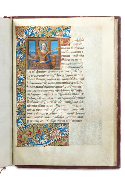 null 
CATHERINE'S BOOK OF HOURS (FOR USE IN ROME)

France, Tours, ca. 1485-90 In...