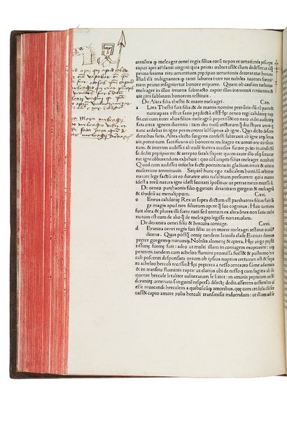 BOCCACCIO (Giovanni) (1313-1375) 
Genealogiae Deorum gentilium [De la généalogie...