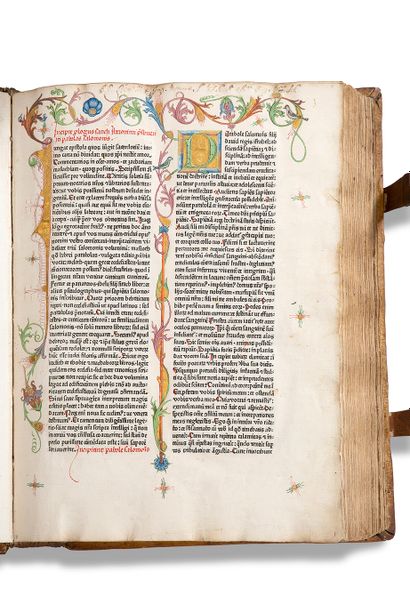 null 
BIBLIA LATINA [Strasbourg, Heinrich Eggestein, pas après le 24 mai 1466].

Deux...