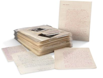 GANCE ABEL 阿贝尔·冈斯 (1889-1981) Ensemble de 300 lettres autographes signees a Nelly...