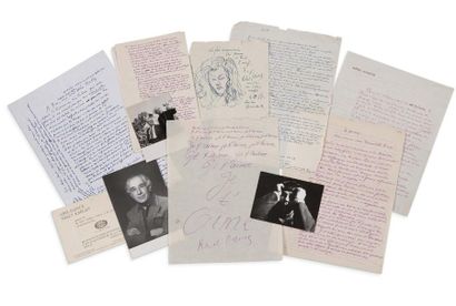 GANCE ABEL 阿贝尔·冈斯 (1889-1981) Ensemble de 300 lettres autographes signees a Nelly...