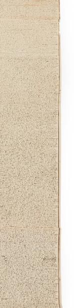 SADE DONATIEN-ALPHONSE-FRANÇOIS, MARQUIS DE 萨德侯爵(1740-1814) MANUSCRIT autographe,...