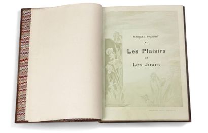 PROUST MARCEL 马赛尔·普鲁斯特 (1877-1922) * Les plaisirs et les jours, illustrations de...