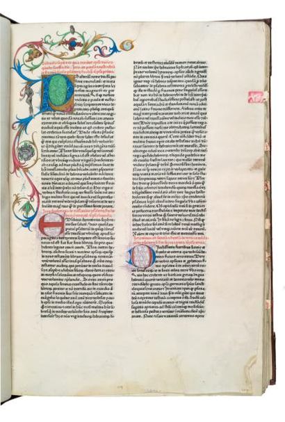 SAINT JERÔME EPISTOLAE [LETTRES] 
EDITION ÉTABLIE PAR ADRIANUS BRIELIS (MORT EN 1472)
MAYENCE:...