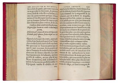 MONTAIGNE (MICHEL DE) (1533-1592) 
Essais de Messire Michel Seigneur de Montaigne,...