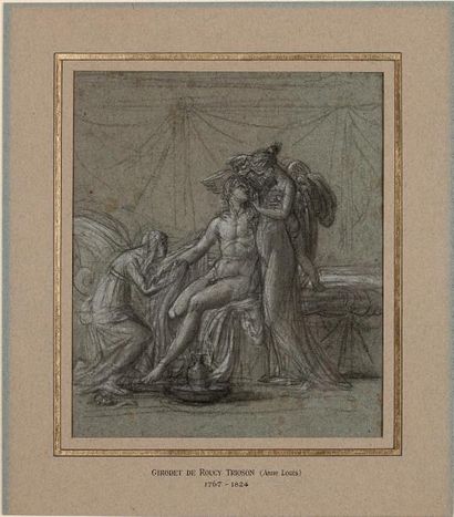 GIRODET - TRIOSON ANNE LOUIS (MONTARGIS 1767 - PARIS 1824) Héro et Léandre
Pierre...