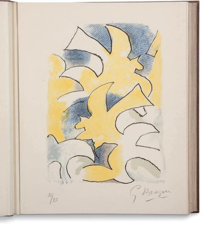 BRAQUE GEORGES (1882 - 1963), CHAR RENÉ (1907 - 1988) Lettera Amorosa
Lithographies...
