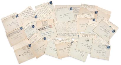 CHARDONNE JACQUES (1884- 1968) 
Correspondance autographe, 19 L.A.S. à Roger NIMIER,...