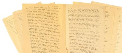 Antoine DE SAINT EXUPERY (1900-1944) Lettre à un otage, du Portugal à New York: manuscrit...