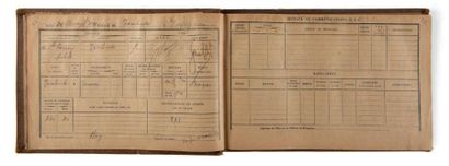 [ANTOINE DE SAINT EXUPÉRY] (1900-1944) Carnet de route de l'avion Breguet-Latécoère...