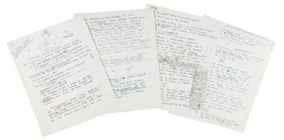 Antoine DE SAINT EXUPERY (1900-1944) Sur la télévision: manuscrit autographe abondamment...