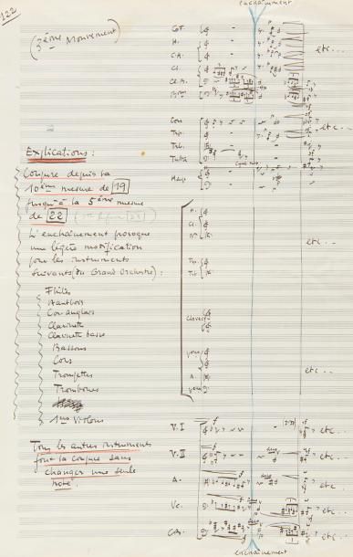 null DUTILLEUX Henri (1916-2013).
MANUSCRIT MUSICAL autographe et L.S. d’envoi, Paris...