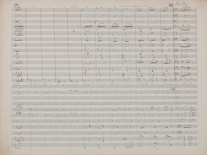 null OFFENBACH Jacques (1819-1880).
MANUSCRIT MUSICAL autographe, Les Brigands, [1869] ;...