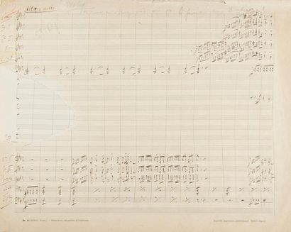 null TCHAIKOVSKY Piotr Ilitch (1840-1893).
MANUSCRIT MUSICAL autographe, [Danse des...