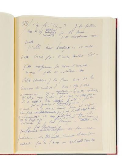 CÉLINE LOUIS-FERDINAND (1894 - 1961) 
MAUDITS SOUPIRS POUR UNE AUTRE FOIS.
Manuscrit...