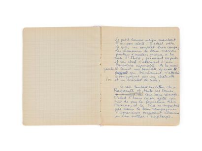 VIAN BORIS (1920 - 1959) 
MANUSCRITS AUTOGRAPHES. 30 pages in-8.
Scénarios et textes...