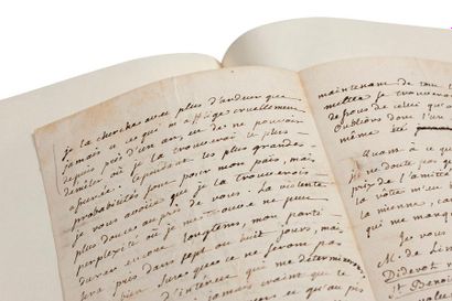 Jean-Jacques Rousseau Correspondance de soixante et une lettres autographes de Jean-Jacques...