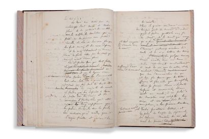 Gustave flaubert "Manuscrit des Mémoires d'un fou", manuscrit autographe complet...