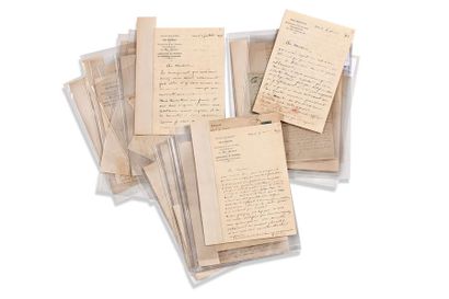 Pierre Curie Correspondance de vingt-huit lettres autographes signées entre Pierre...