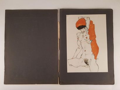 Egon SCHIELE (1890-1918) Handzeichnungen. Verlag Ed. Strache, Wien, Prag,Leipzig,...