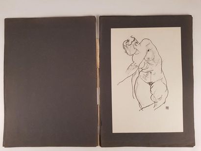 Egon SCHIELE (1890-1918) Handzeichnungen. Verlag Ed. Strache, Wien, Prag,Leipzig,...