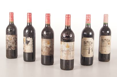 Vin - Margaux - Château Giscours 1998 + Saint Esthèphe 4 bouteilles - Bon niveau...